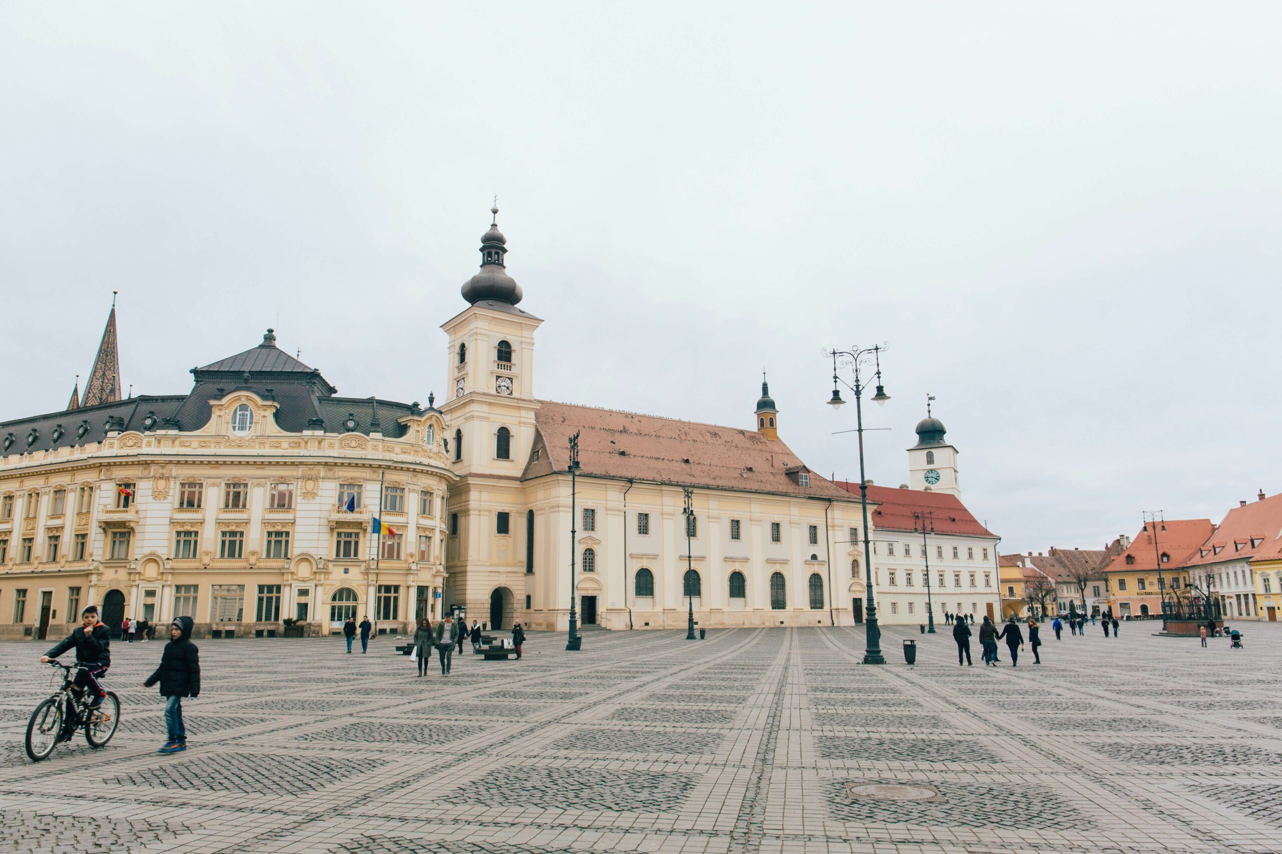 sibiu romania centro storico