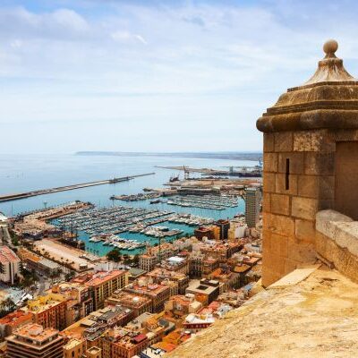 vecchio porto di Palermo dall'alto