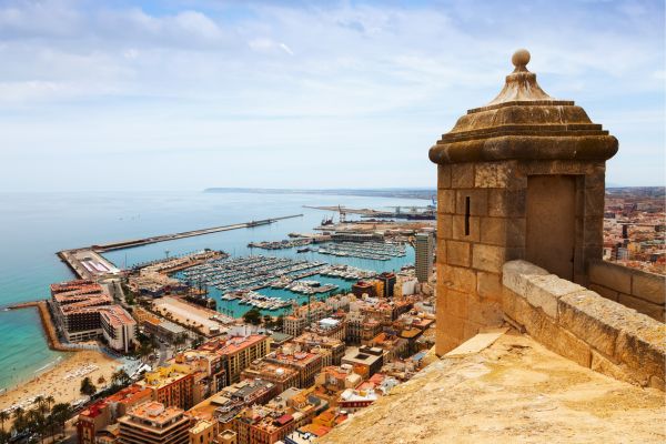 vecchio porto di Palermo dall'alto